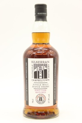 (1) Kilkerran Port Cask Matured 8 Year Old 2022 Release Single Malt Scotch Whisky, Campbeltown, 57.9% ABV