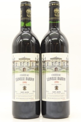 (2) 1991 Chateau Leoville Barton, Saint-Julien
