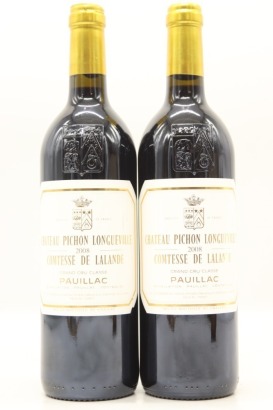 (2) 2008 Chateau Pichon Longueville Comtesse de Lalande, Pauillac