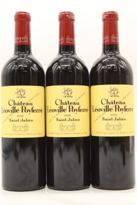 (3) 2016 Chateau Leoville Poyferre, Saint-Julien [JR18.5]