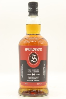 (1) Springbank 10 Year Old Sherry Series Palo Cortado 2023 Release Single Malt Scotch Whisky, Campbeltown, 55% ABV