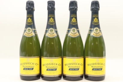 (4) NV Heidsieck & Co Monopole Blue Top Brut, Champagne