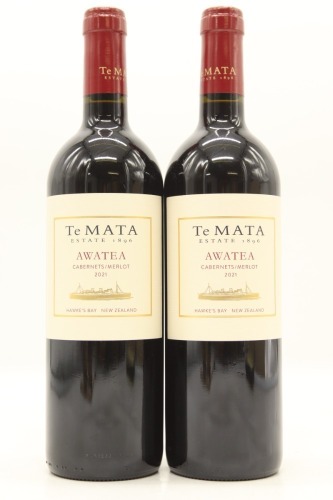 (2) 2021 Te Mata Estate 'Awatea' Cabernets - Merlot, Hawke's Bay