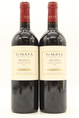 (2) 2021 Te Mata Estate 'Awatea' Cabernets - Merlot, Hawke's Bay