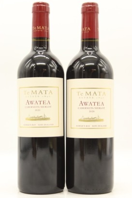 (2) 2020 Te Mata Estate 'Awatea' Cabernets - Merlot, Hawke's Bay