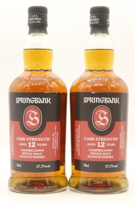 (2) Springbank 12 Year Old Cask Strength 2024 Release Batch 25 Single Malt Scotch Whisky, Campbeltown, 57.2% ABV