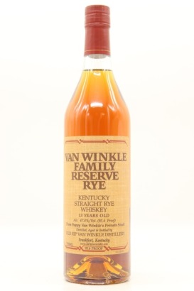 (1) Old Rip Van Winkle 'Pappy Van Winkle's Family Reserve' 13 Year Old Kentucky Straight Rye Whiskey, 750ml, 47.8% ABV