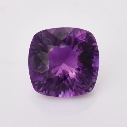 A Loose, 25.18ct Cushion Cut Amethyst