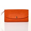 Louis Vuitton, Orange Epi Leather Wallet