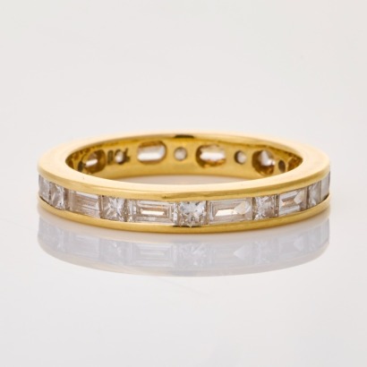 18ct Yellow Gold, 1.40ct Diamond Eternity Ring