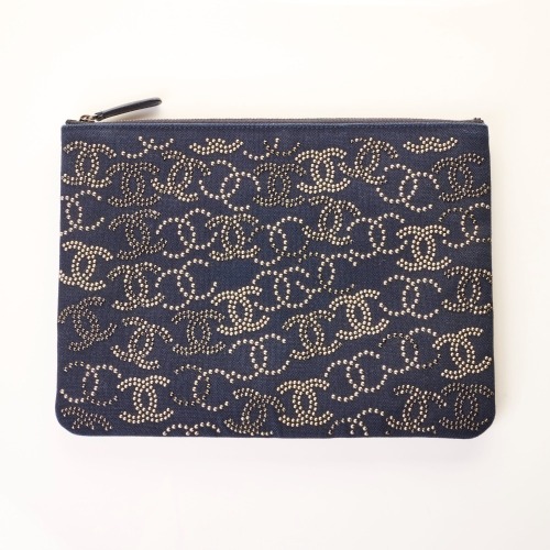 Chanel, Paris-Shanghai Studded O-Case with Box