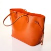 Louis Vuitton, Orange Epi Leather Neverfull MM - 2