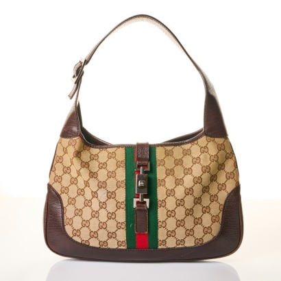 Gucci, GG Supreme Jackie Shoulder Bag
