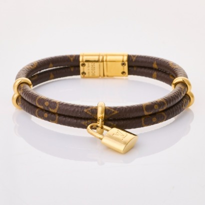 Louis Vuitton, Keep it Twice Bracelet with Box, Size 19