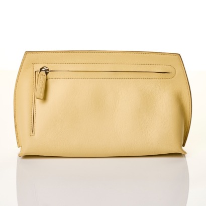 Loewe, Beige Napa Leather Cosmetic Pouch with Box