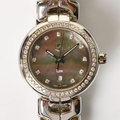 TAG Heuer Lady Link Trilogy Set - Cameron Diaz Limited Edition Wristwatch / Bracelet / Ring Set