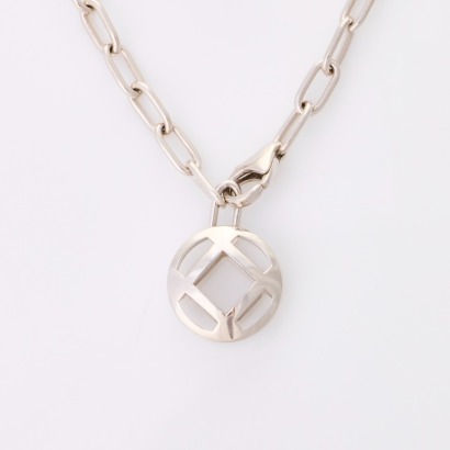 Cartier, 18ct White Gold 'Pasha' Necklace with Box