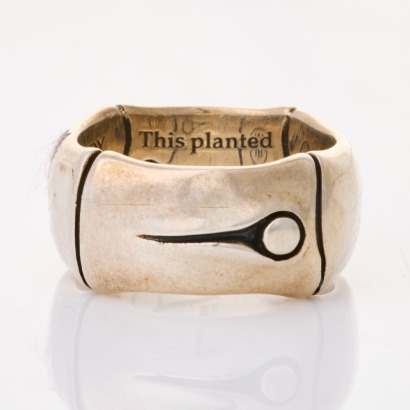 John Hardy, Sterling Silver 'Bamboo' Ring