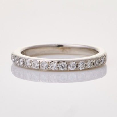 Partridge Jeweller's, Platinum, 0.20ct Diamond Band
