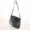 Louis Vuitton, Black Epi Leather Pochette Demi Lune Bag - 2