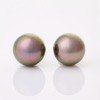 18ct White Gold, Round 12.3mm South Sea Pearl Stud Earrings