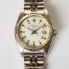 Stainless Steel / White Gold Rolex Oyster Perpetual Date Wristwatch circa 1976
