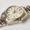 Stainless Steel / White Gold Rolex Oyster Perpetual Date Wristwatch circa 1976 - 3
