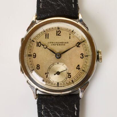 Chronom&egrave;tre Imperios Officers Case Hand-wound Wristwatch