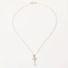 Tiffany & Co. 18ct White Gold, 0.12ct Diamond Key Pendant Necklace with Box - 2