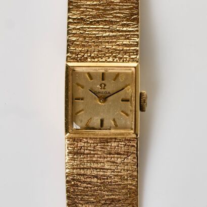 9ct Gold Vintage Omega Cocktail Wristwatch