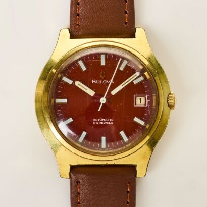 Capped Gold, Bulova Automatic Wristwatch