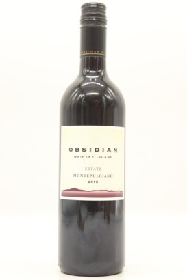 (1) 2015 Obsidian Estate Montepulciano, Waiheke Island