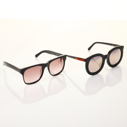 Two Pairs of Karen Walker Sunglasses with Cases