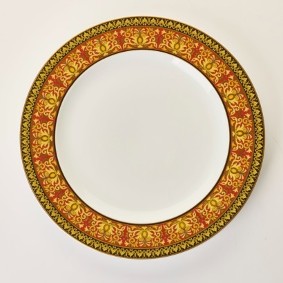 Versace x Rosenthal, Medusa Red Salad Plate - 22cm