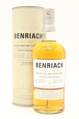 (1) The BenRiach Smoke Season Double Cask Matured Single Malt Scotch Whisky, Speyside, 52.8% ABV (GB)