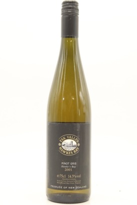 (1) 2001 Esk Valley Pinot Gris, Hawke's Bay