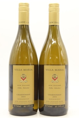 (2) 2004 Villa Maria Cellar Selection Chardonnay, Marlborough