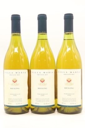 (3) 1996 Villa Maria Private Bin Riesling, Marlborough