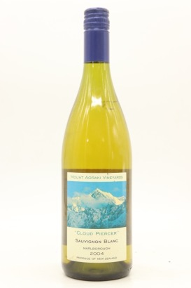 (1) 2004 Mount Aoraki Vineyards Cloud Piercer Sauvignon Blanc, Marlborough