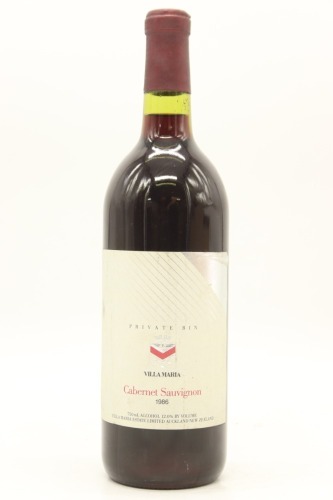 (1) 1986 Villa Maria Private Bin Cabernet Sauvignon, Hawke's Bay