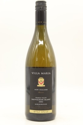 (1) 2002 Villa Maria Reserve Sauvignon Blanc, Wairau Valley