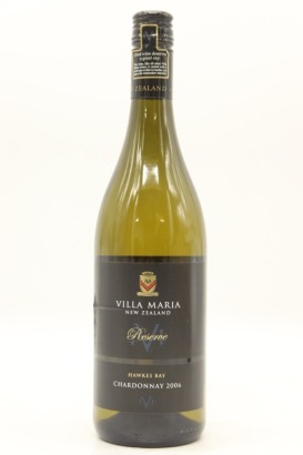 (1) 2006 Villa Maria Reserve Hawke's Bay Chardonnay, Hawke's Bay