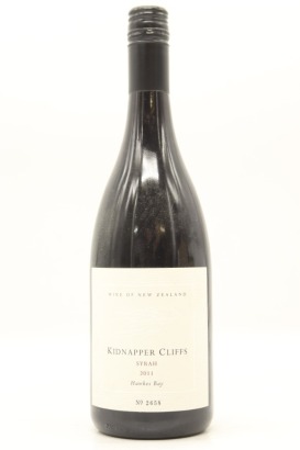 (1) 2011 Kidnapper Cliffs Syrah, Hawke's Bay
