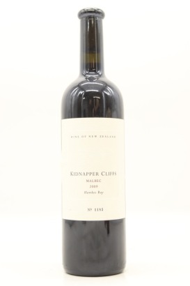 (1) 2009 Kidnapper Cliffs Malbec, Hawke's Bay