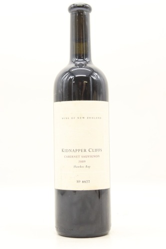 (1) 2009 Kidnapper Cliffs Cabernet Sauvignon, Hawke's Bay