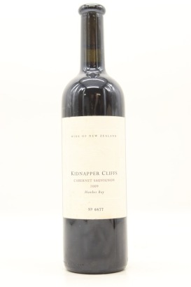 (1) 2009 Kidnapper Cliffs Cabernet Sauvignon, Hawke's Bay