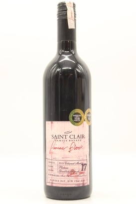 (1) 2014 Saint Clair Pioneer Block 17 Plateau Cabernet - Merlot, Gimblett Gravels