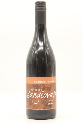 (1) 2010 Heron's Flight Unplugged Sangiovese, Matakana
