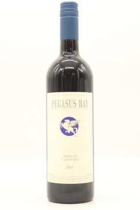 (1) 2003 Pegasus Bay Merlot - Cabernet Sauvignon, Waipara