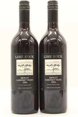 (2) 2004 Lime Rock Wines Merlot - Cabernet Franc, Central Hawke's Bay